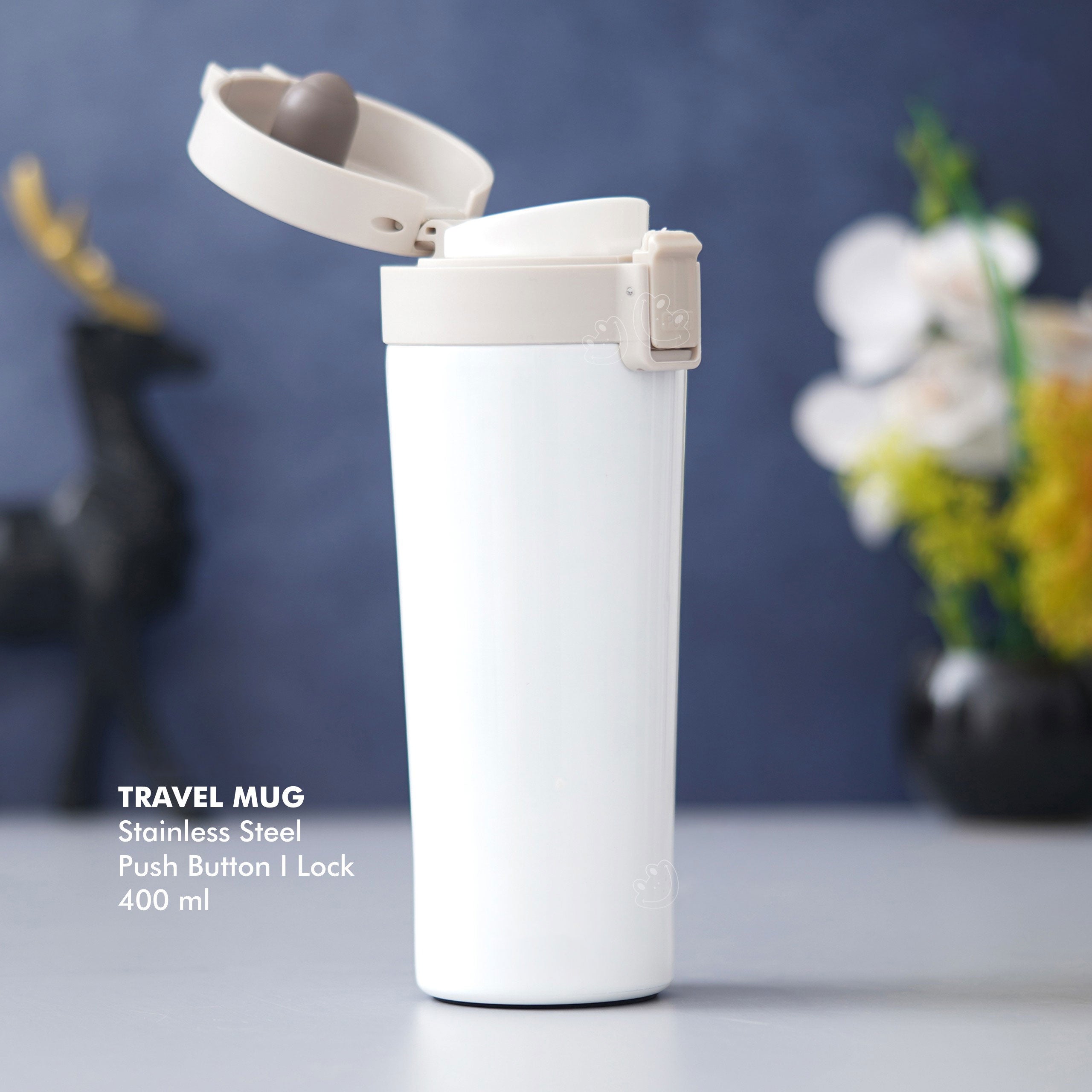 Vacuum Travel Mug | White