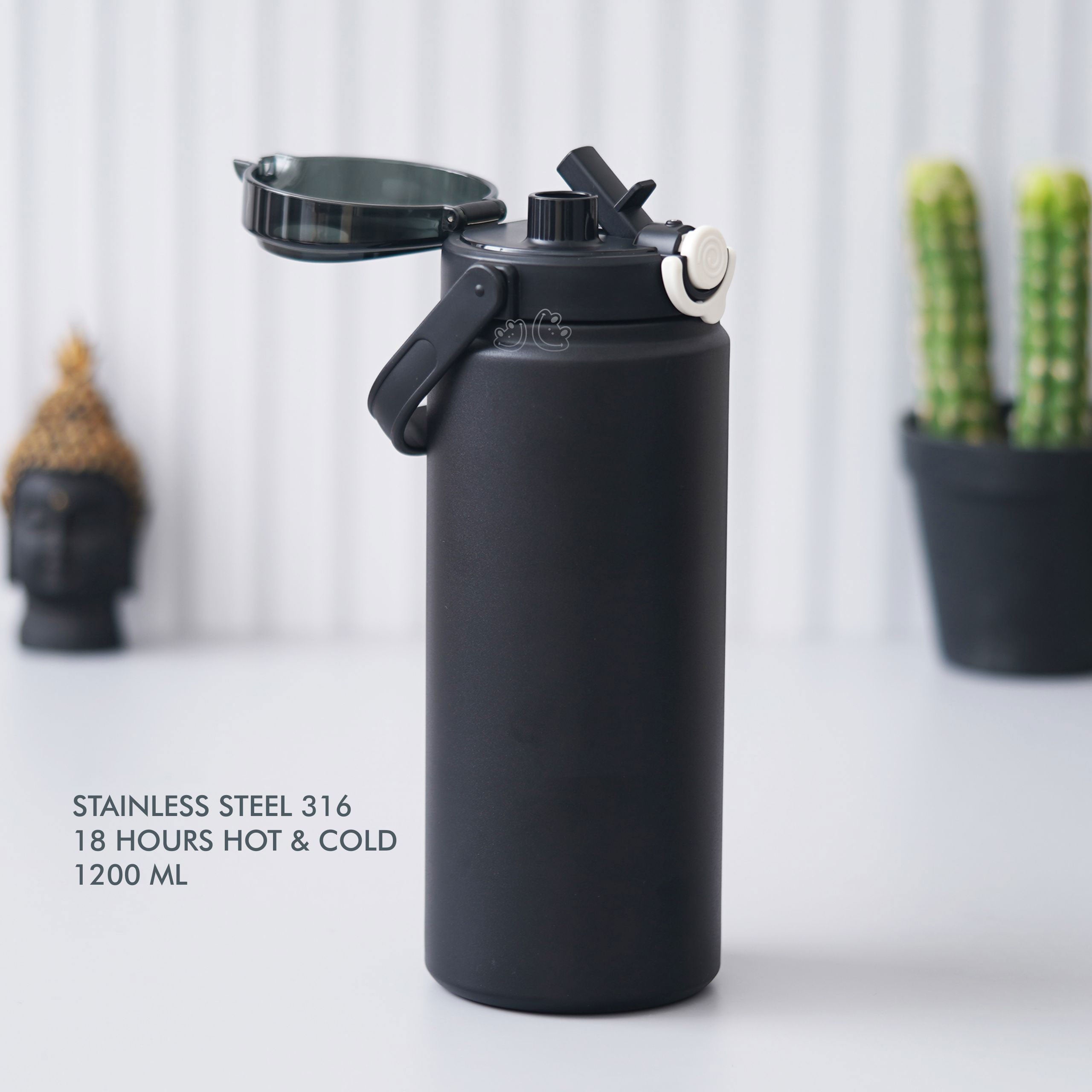 Double Wall Vacuum Bottle| Black