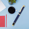 Royal Blue Textured Premium Metal Pen Gift Set